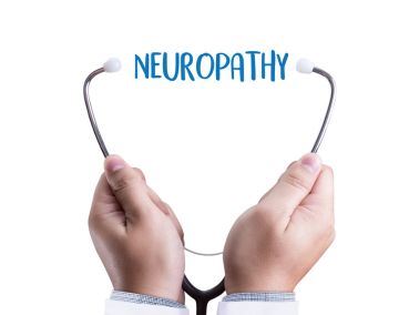 Neuropathy Presentation, hands with stethoscope 